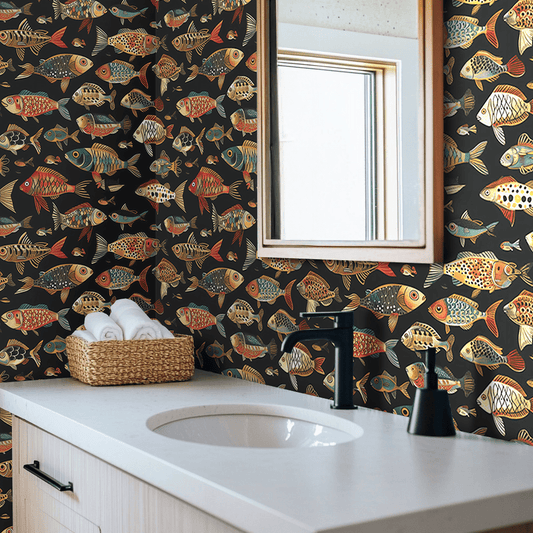 Bathroom Wallpaper: Waterproof Wonders Transforming Your Daily Sanctuary - Painted Paper