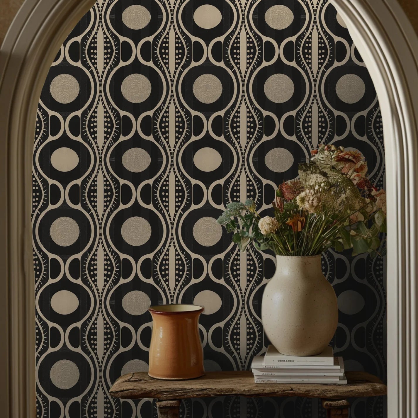 Elegance in Darkness: The Timeless Allure of Black Wallpaper – Painted Paper