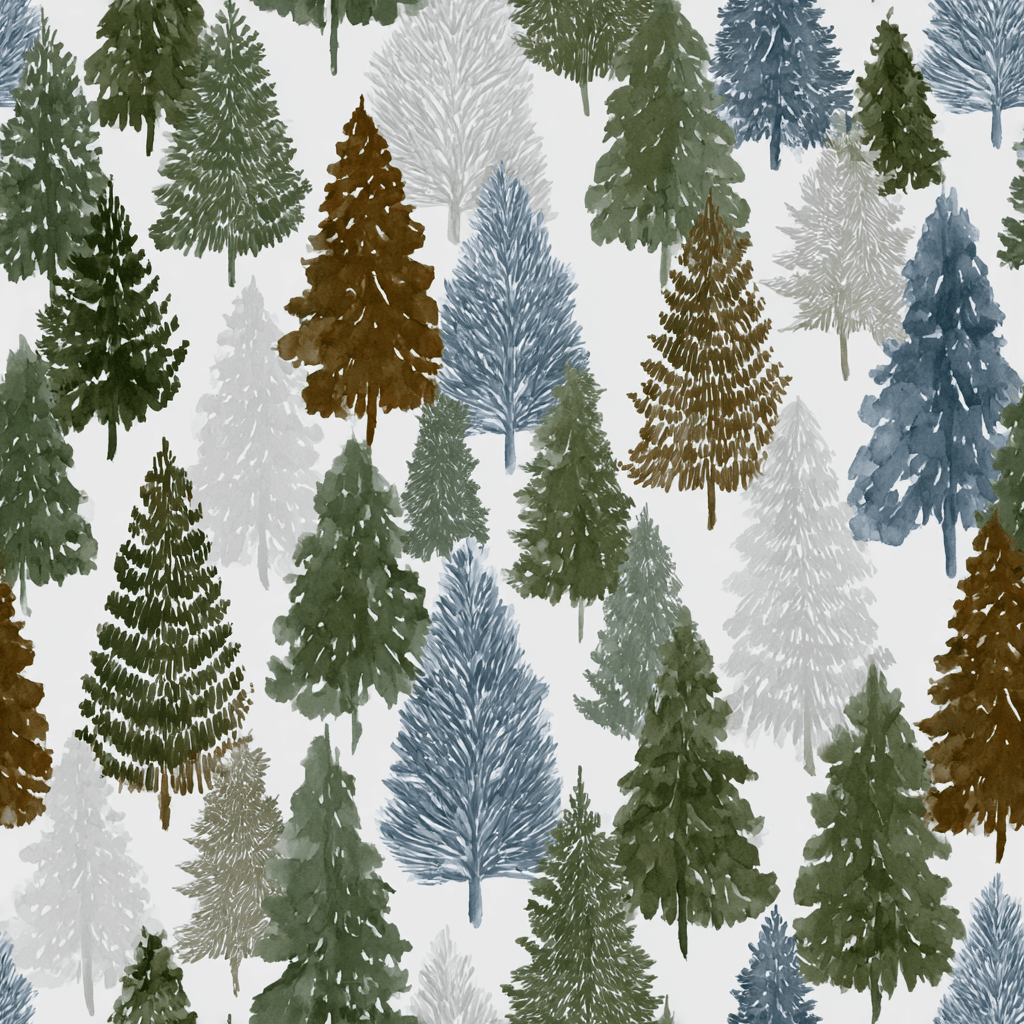 Alpine Grove Wallpaper - Painted Paper