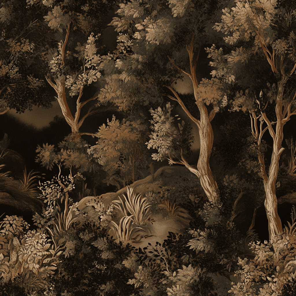 Amarante Wallpaper - Painted Paper