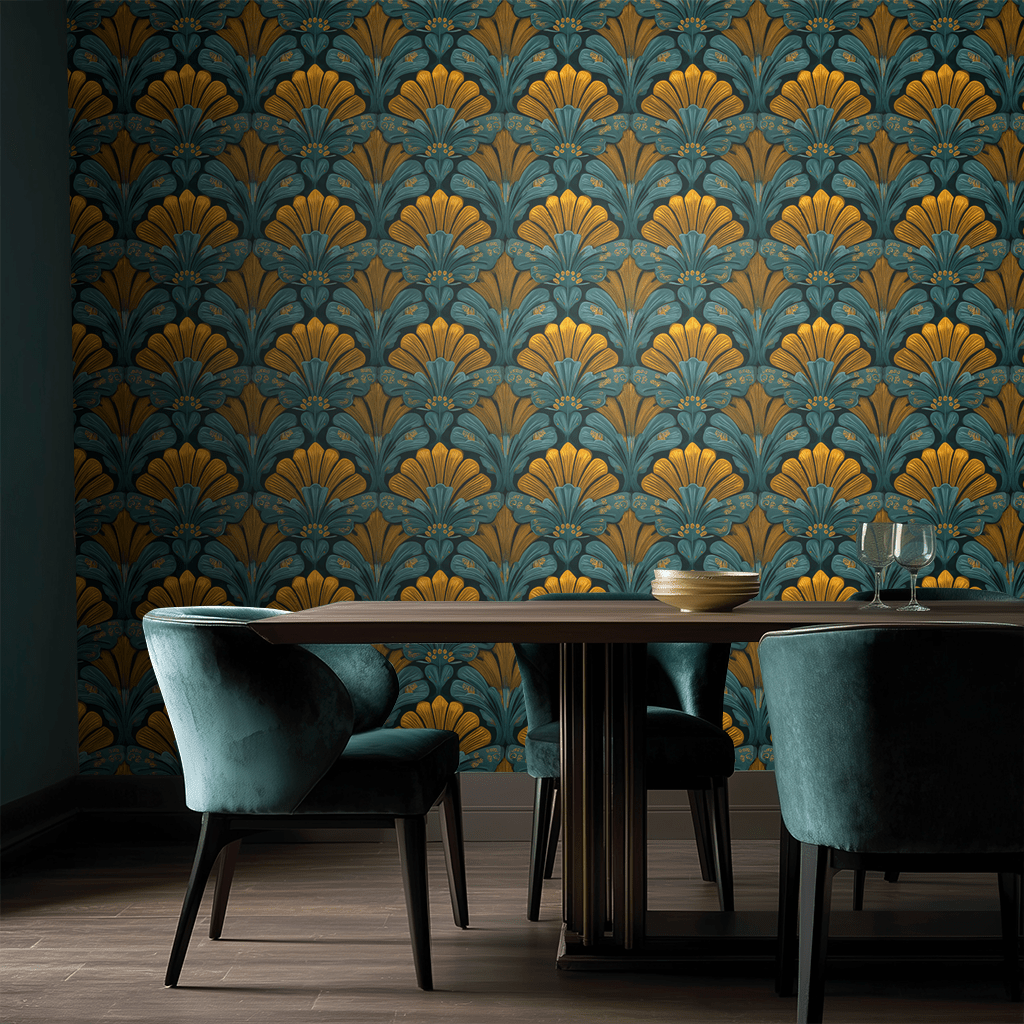 Amberhall Bloom Wallpaper - Painted Paper
