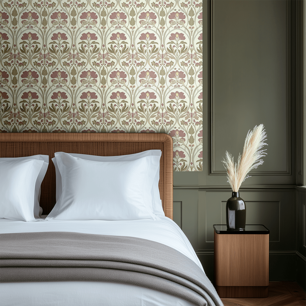 Amethyste Garden Wallpaper - Painted Paper