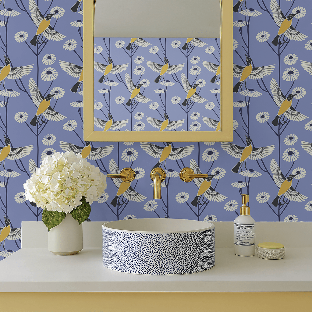 Babette's Blooms Wallpaper - Painted Paper