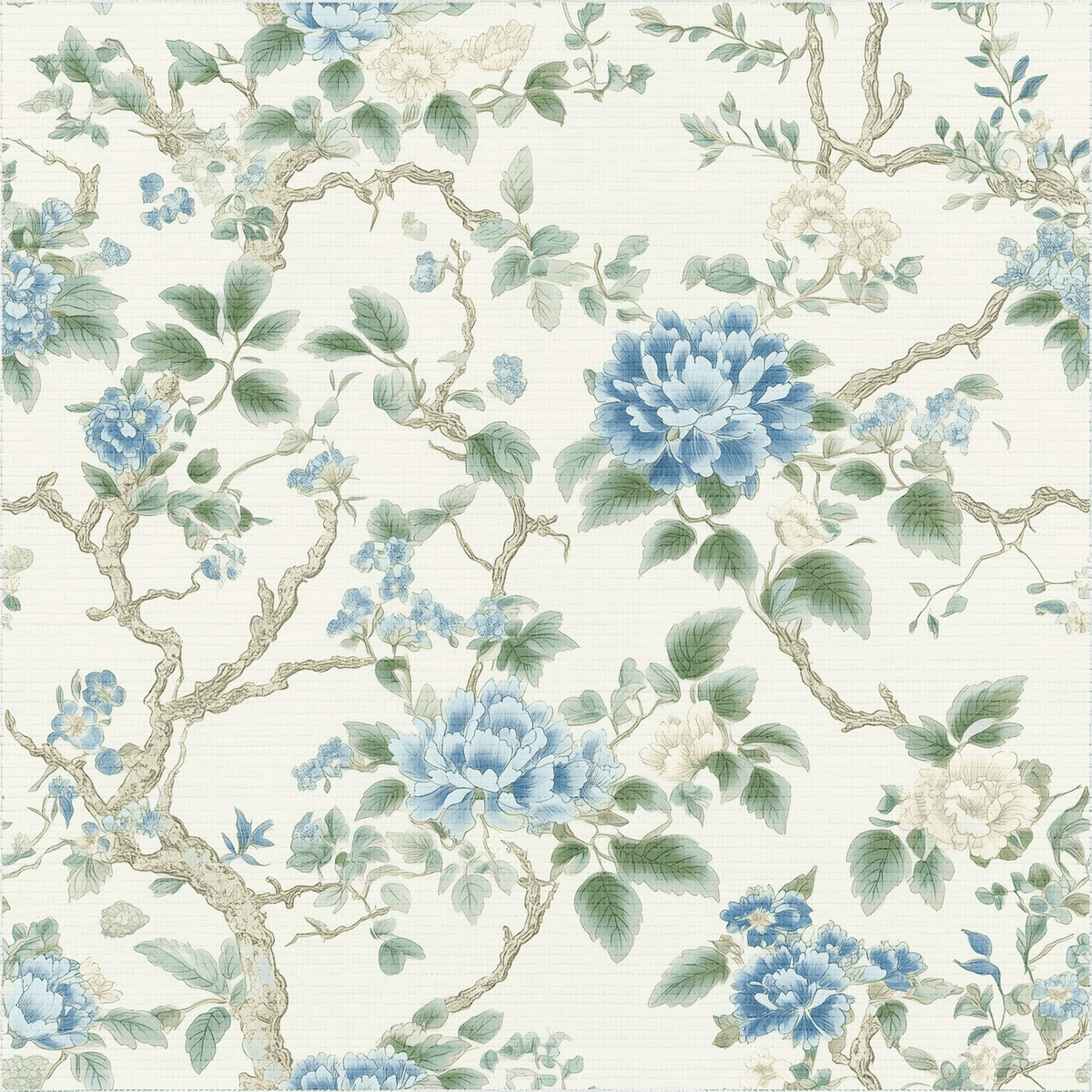 Bellagio Faux Grasscloth Wallpaper - Painted Paper