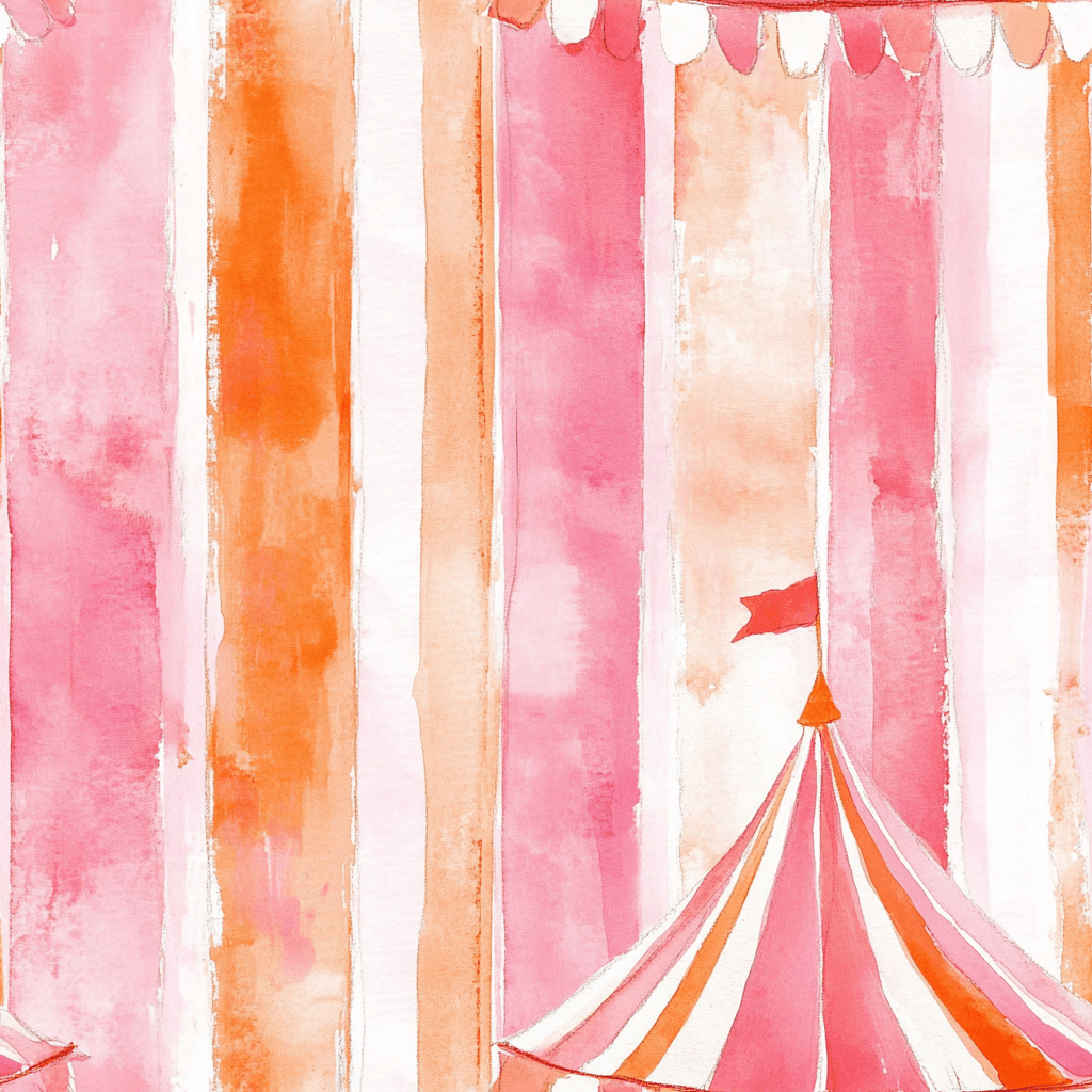 Big Top Breeze Wallpaper - Painted Paper
