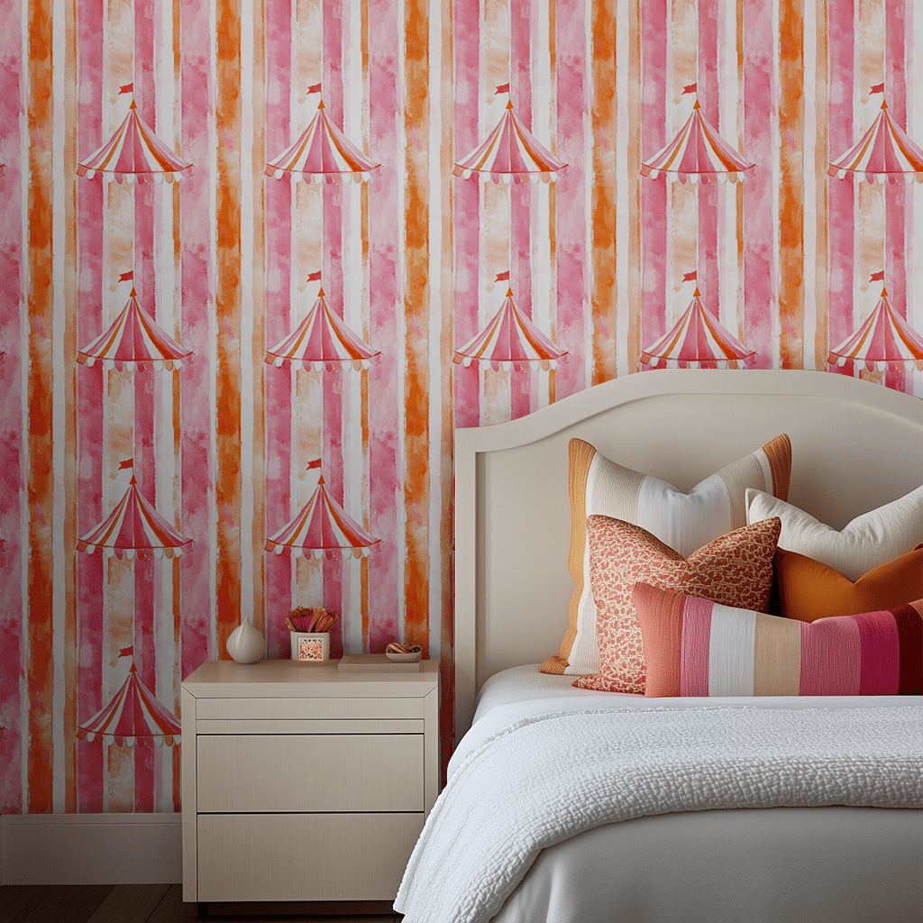 Big Top Breeze Wallpaper - Painted Paper
