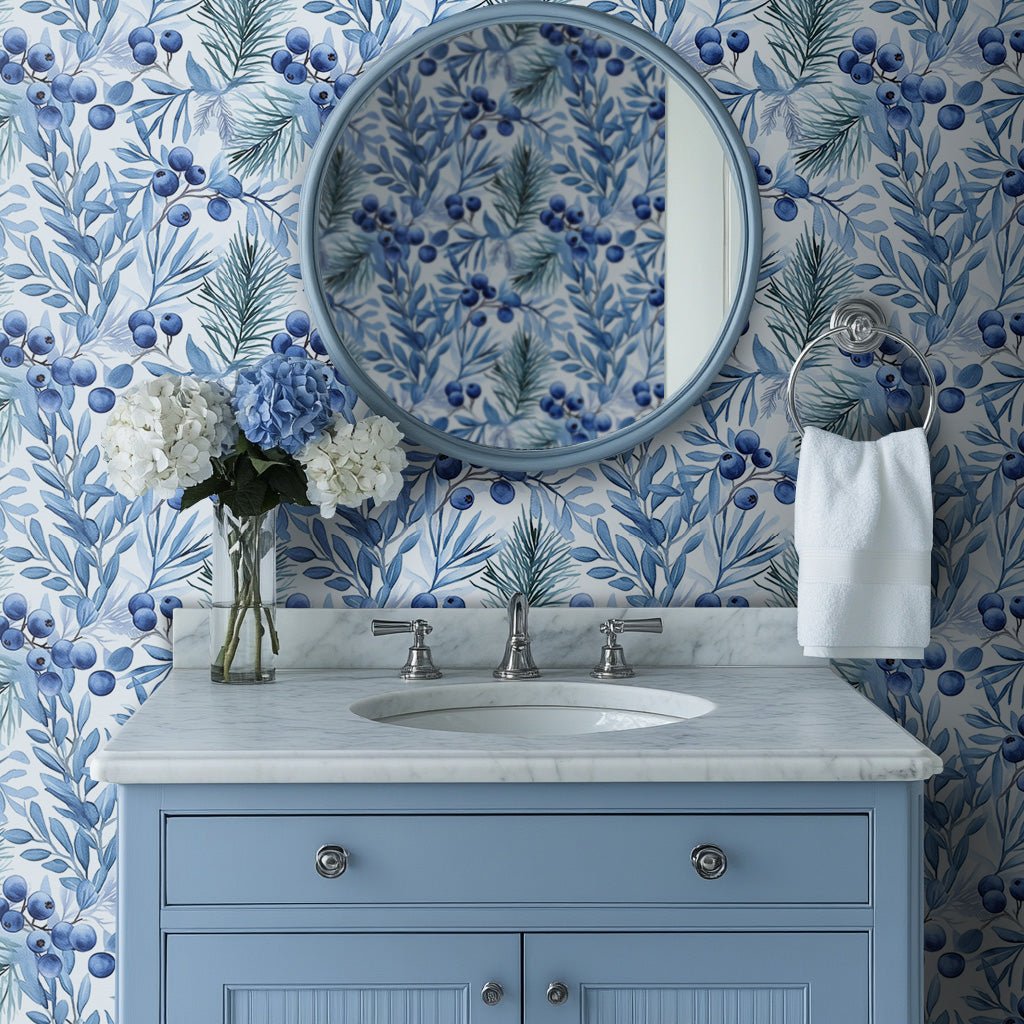 Blueberry Bliss - Painted Paper
