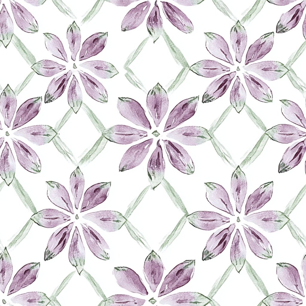 Blush Vines - Painted Paper