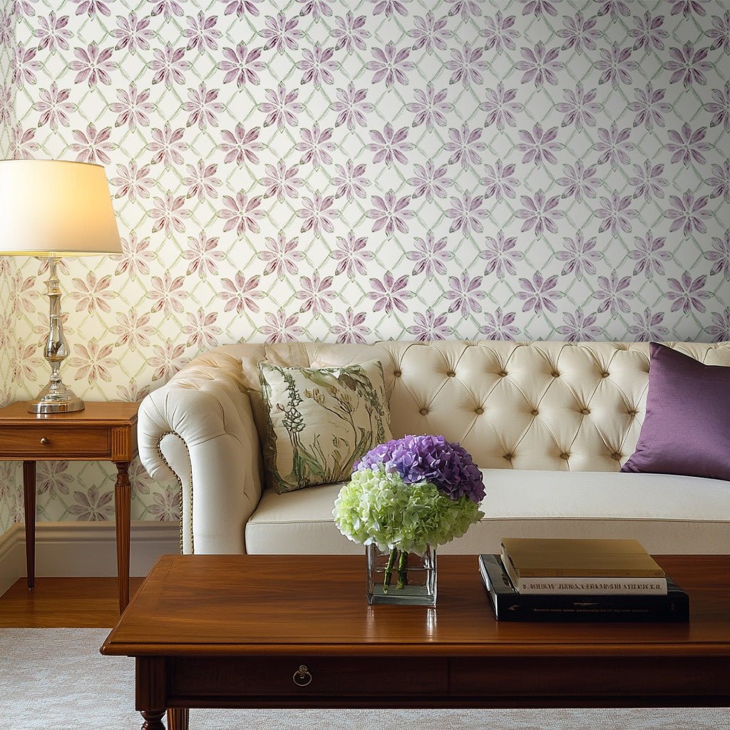 Blush Vines - Painted Paper