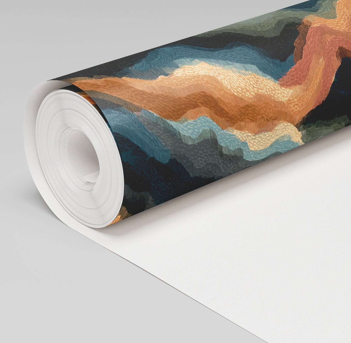 Canyon Waves Wallpaper - Painted Paper