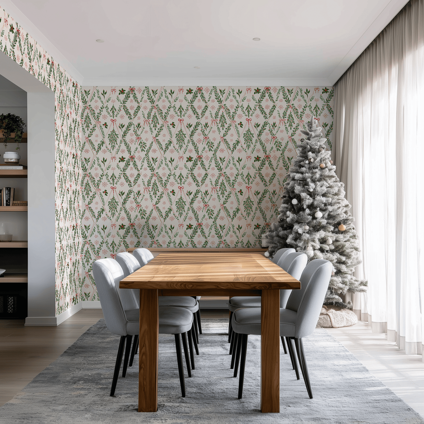 Cedar & Silk Wallpaper - Painted Paper