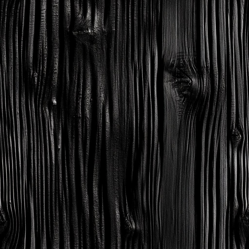 Charcoal Timber Wallpaper - Painted Paper