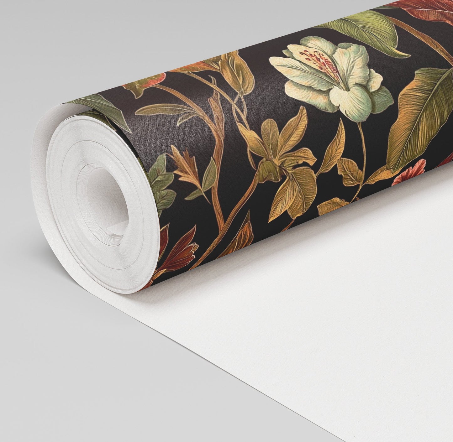 Cocoa Canopy Wallpaper - Painted Paper