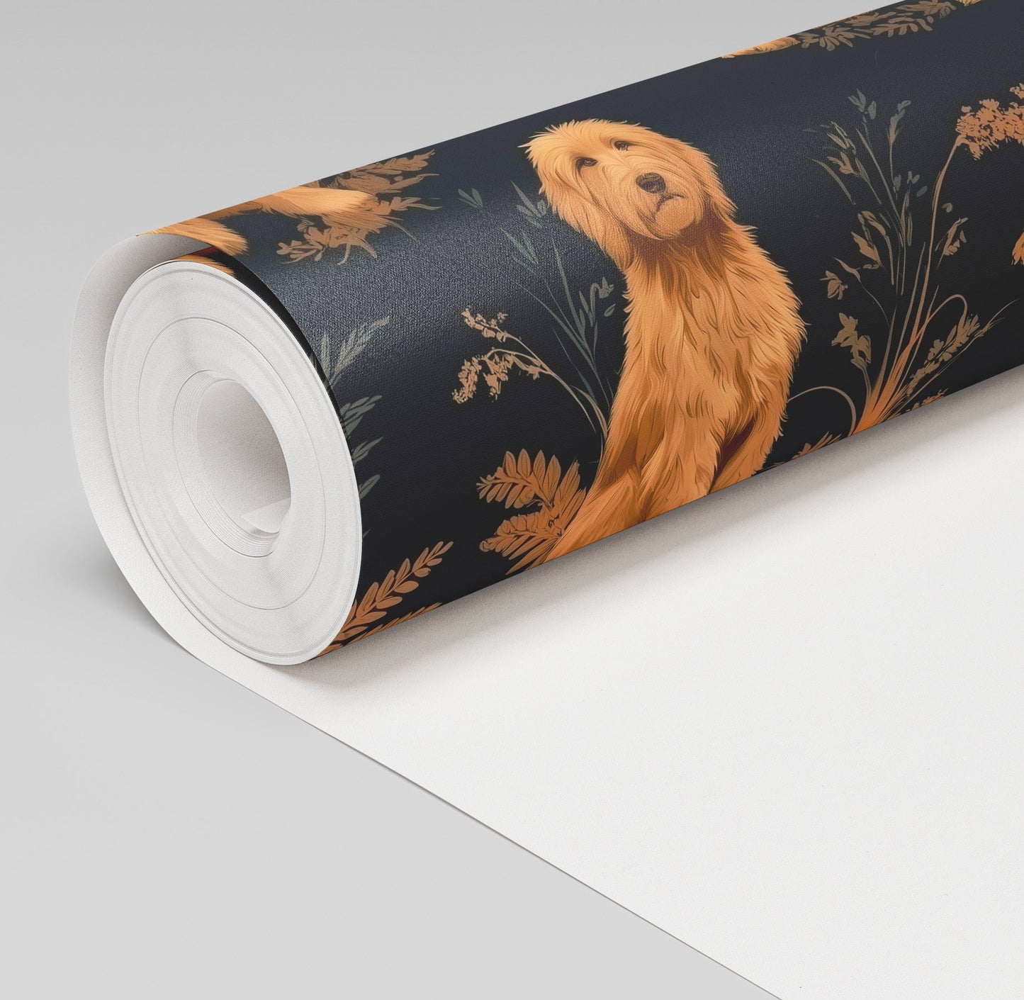 Country Doodle Wallpaper - Painted Paper