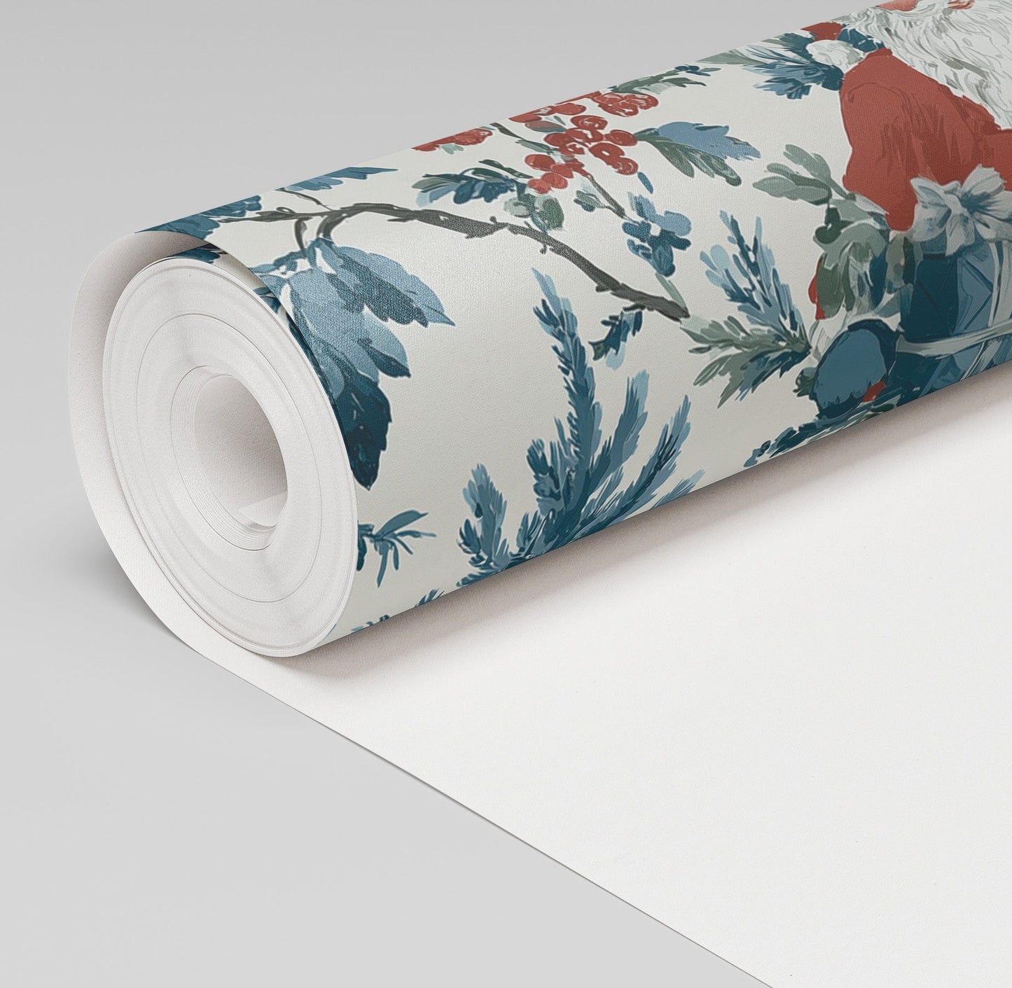 Cranberry Claus Wallpaper - Painted Paper