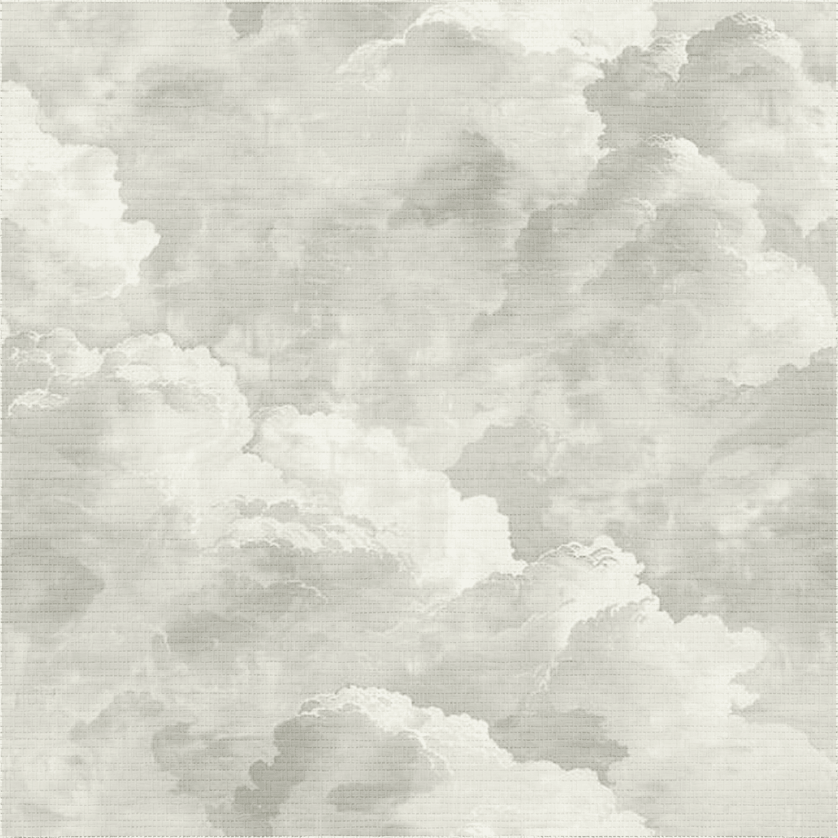 Dior Clouds Faux Grasscloth Wallpaper - Painted Paper