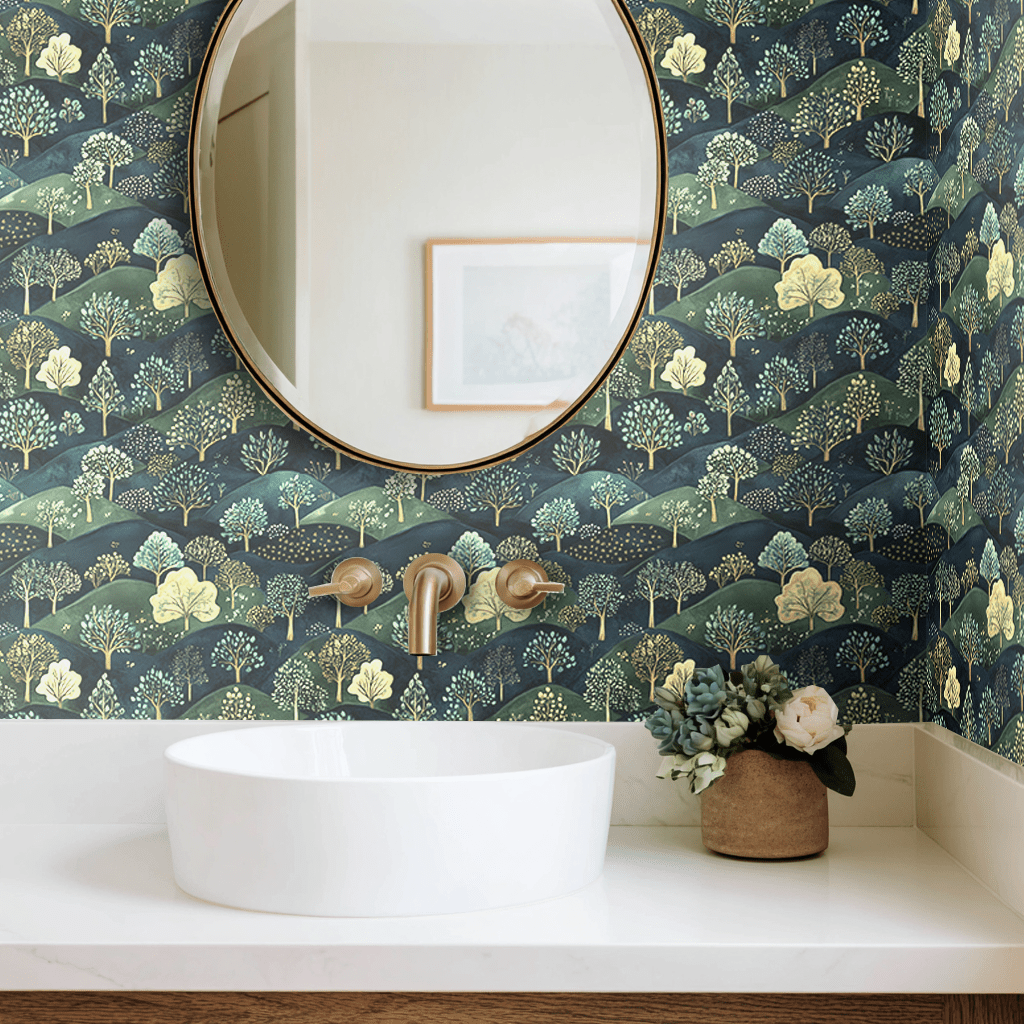 Dovewood Wallpaper - Painted Paper
