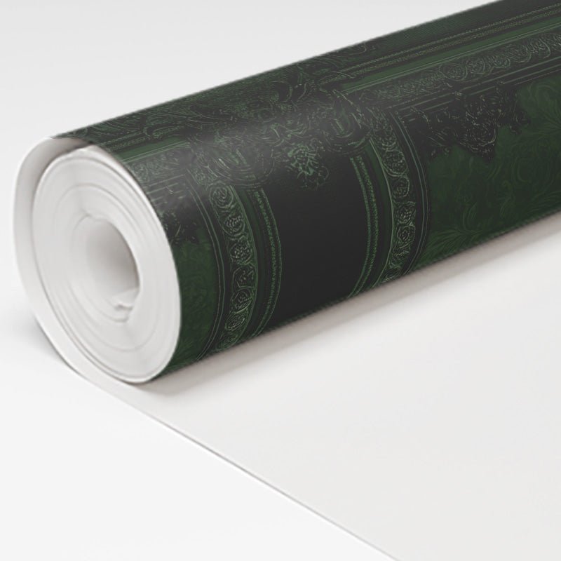 Emerald Baroque Wallpaper - Painted Paper