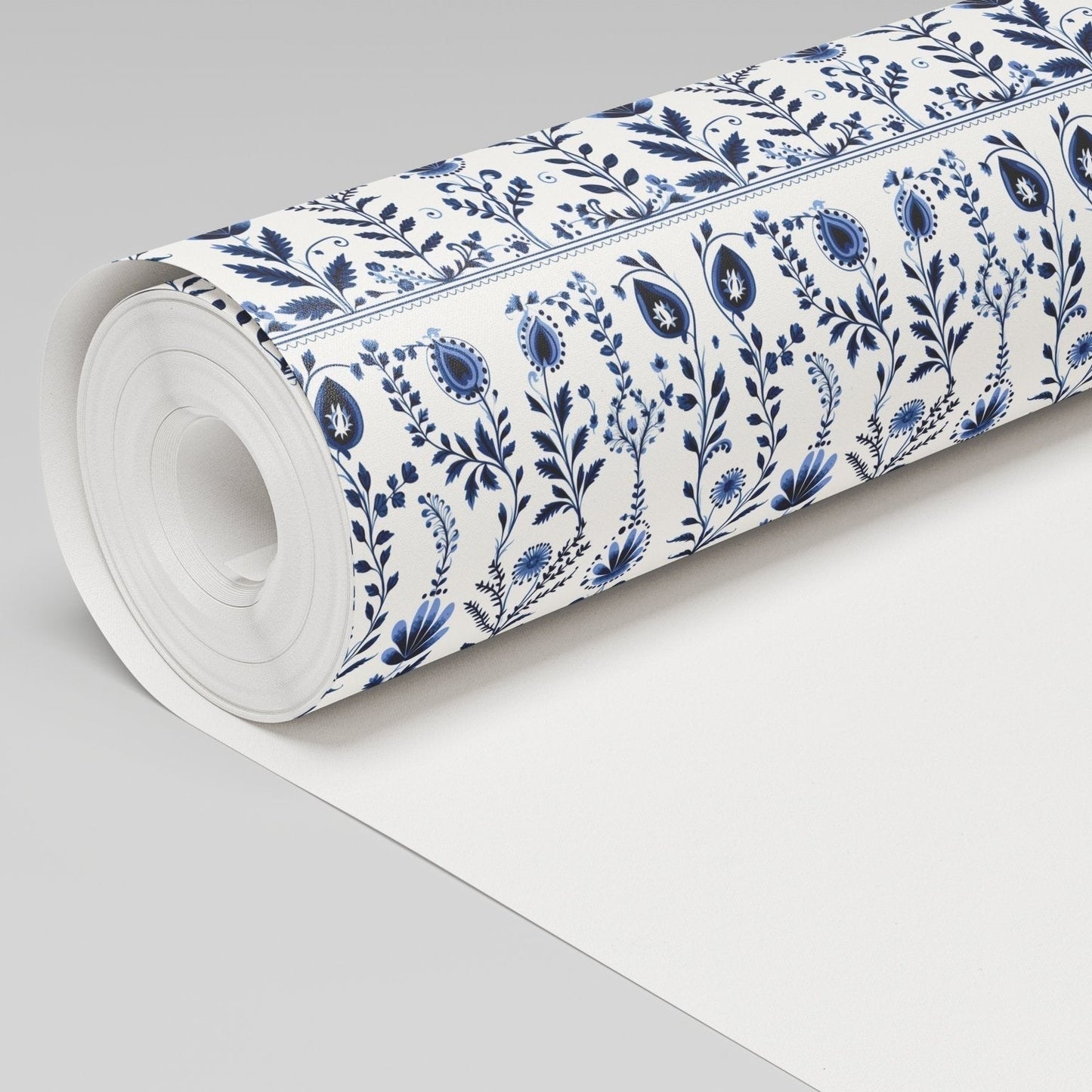 Emery Delftware Wallpaper - Painted Paper