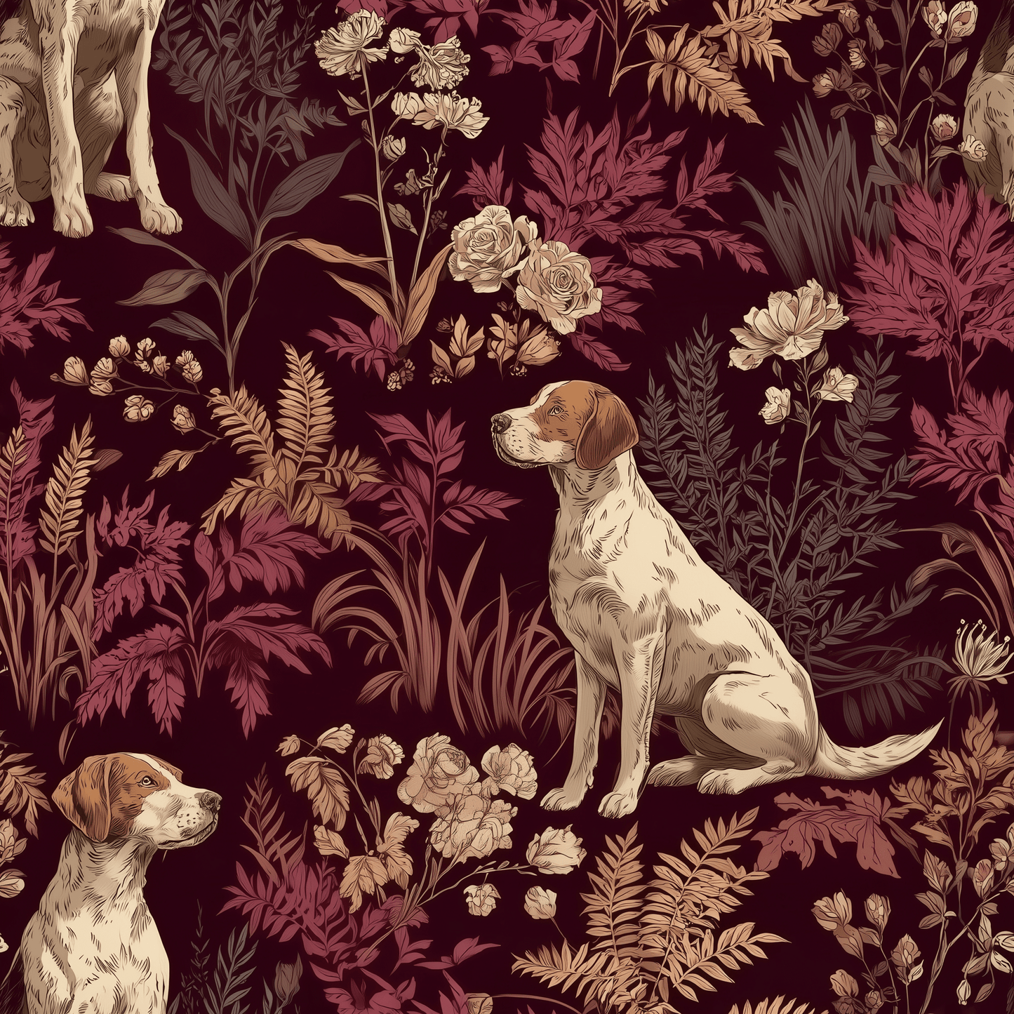 Fern & Fetch Wallpaper - Painted Paper