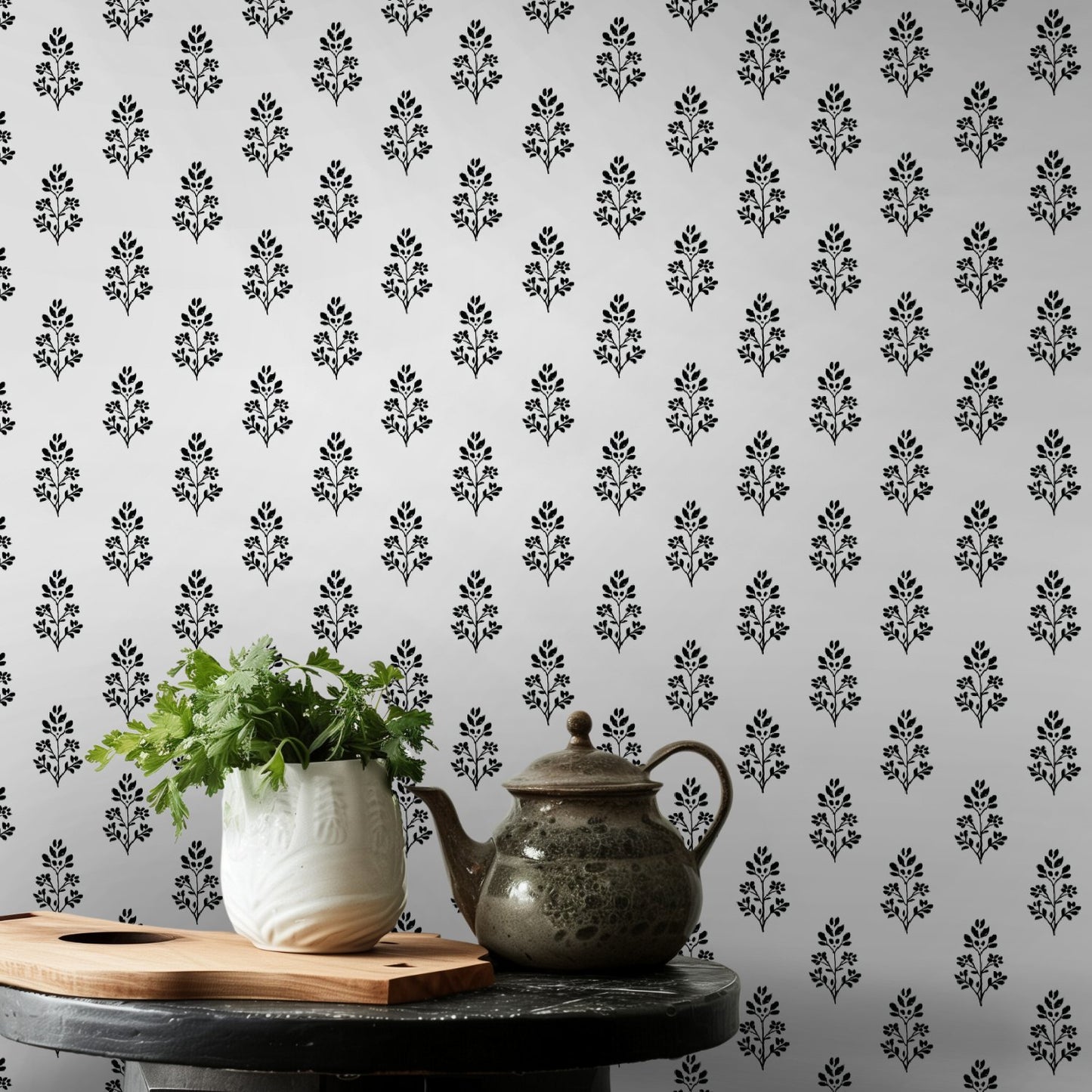 Frances Floral Wallpaper - Painted Paper