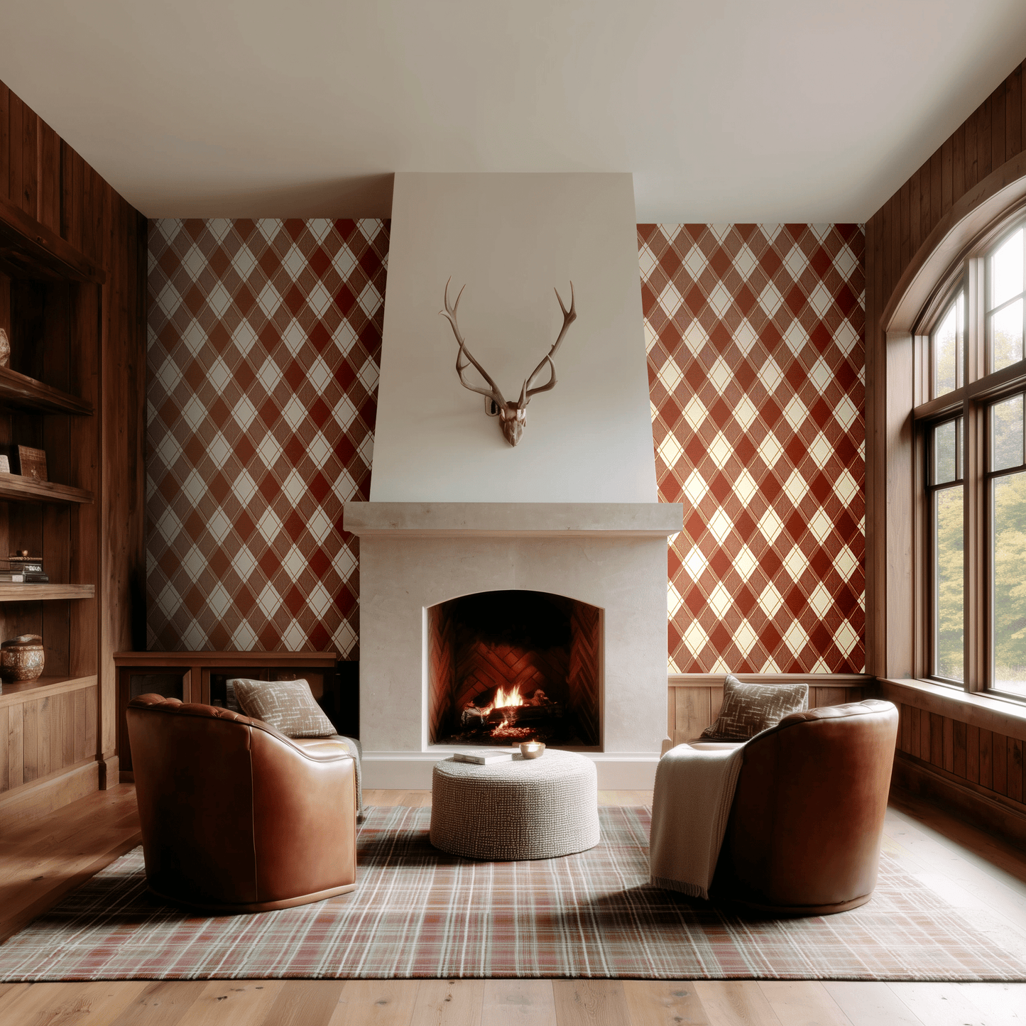Frontier Argyle - Painted Paper
