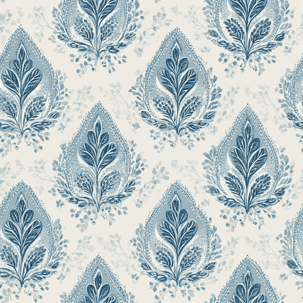 Frost Fern Wallpaper - Painted Paper