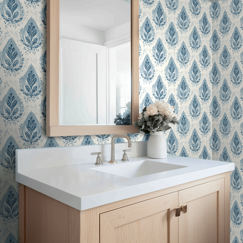 Frost Fern Wallpaper - Painted Paper
