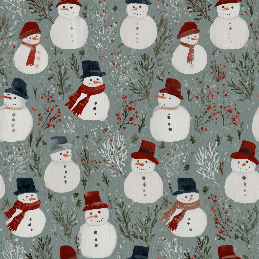 Frosted Companions Wallpaper - Painted Paper