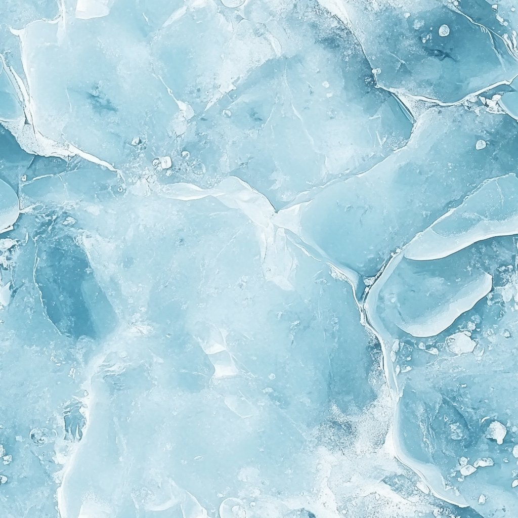 Frozen Elegance - Painted Paper