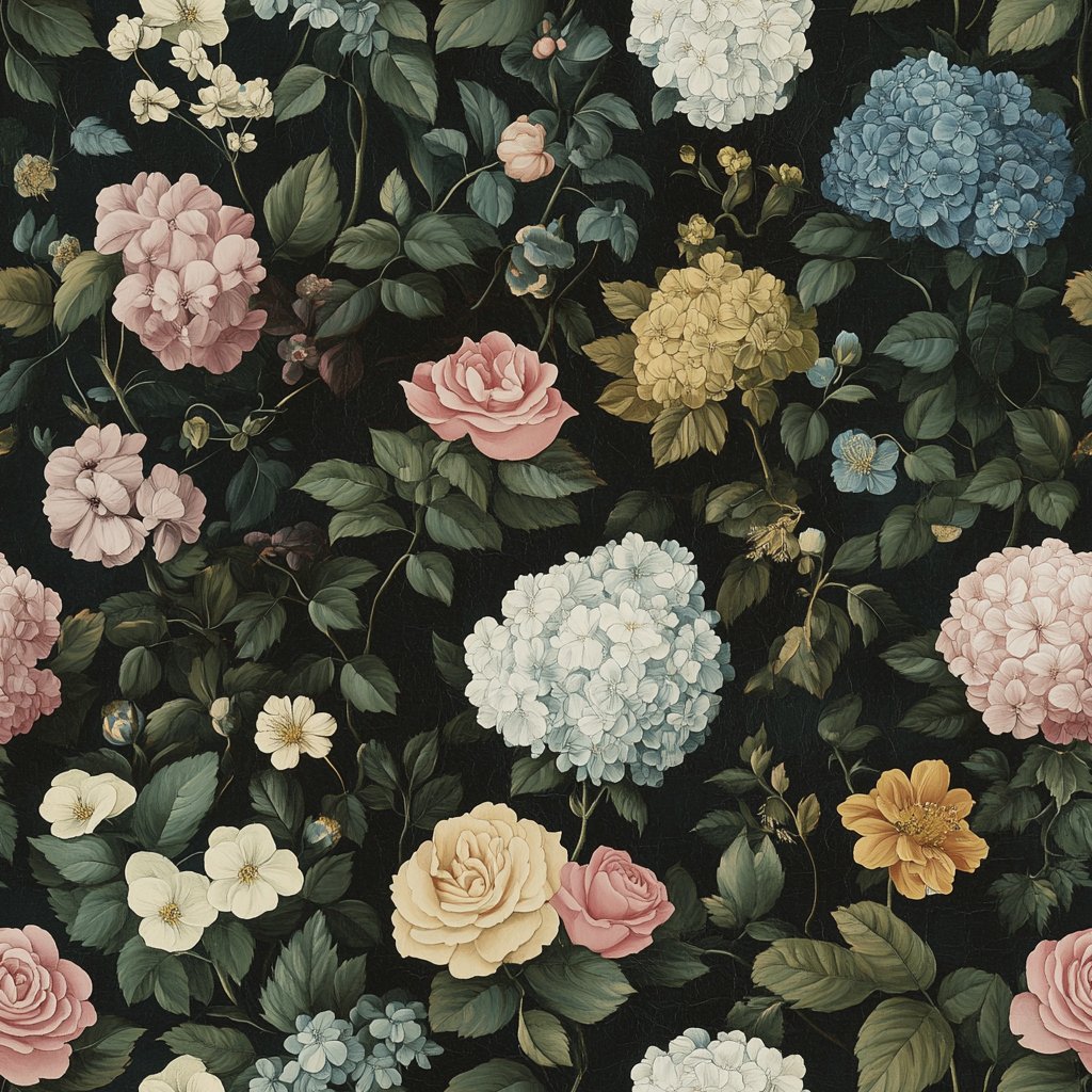 Garden of Dusk - Painted Paper