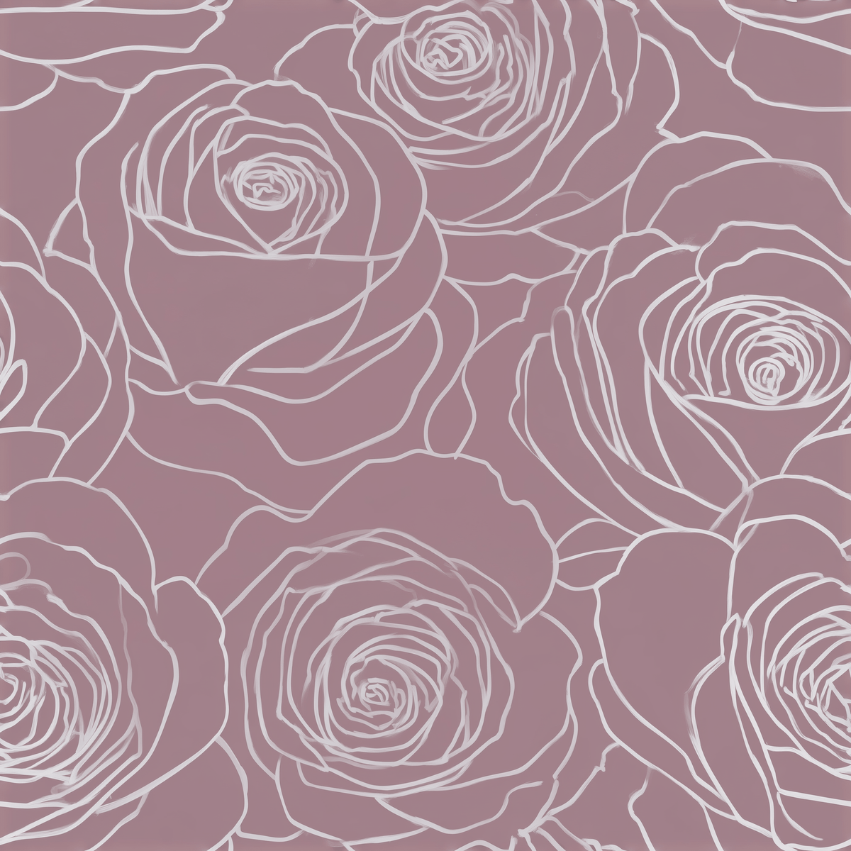 Garden Sketch Wallpaper - Painted Paper