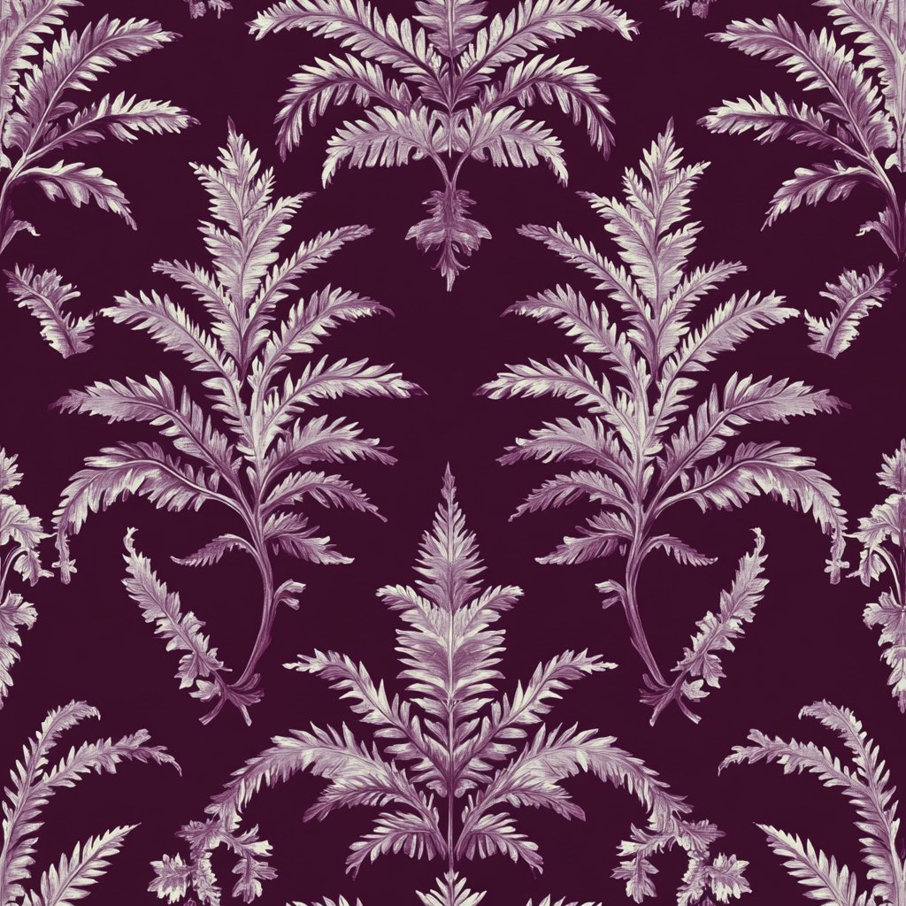 Gilded Ferns - Painted Paper