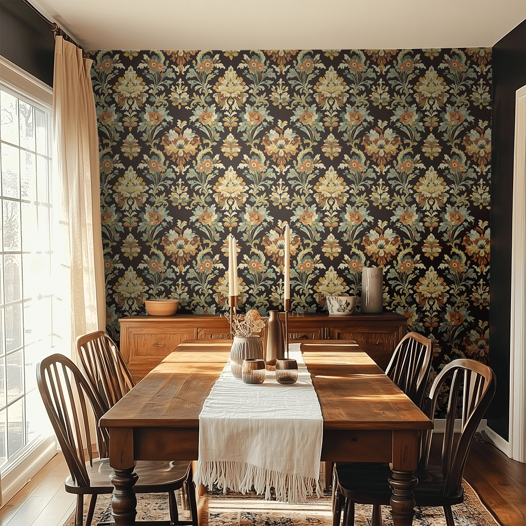 Gilded Sage Wallpaper - Painted Paper