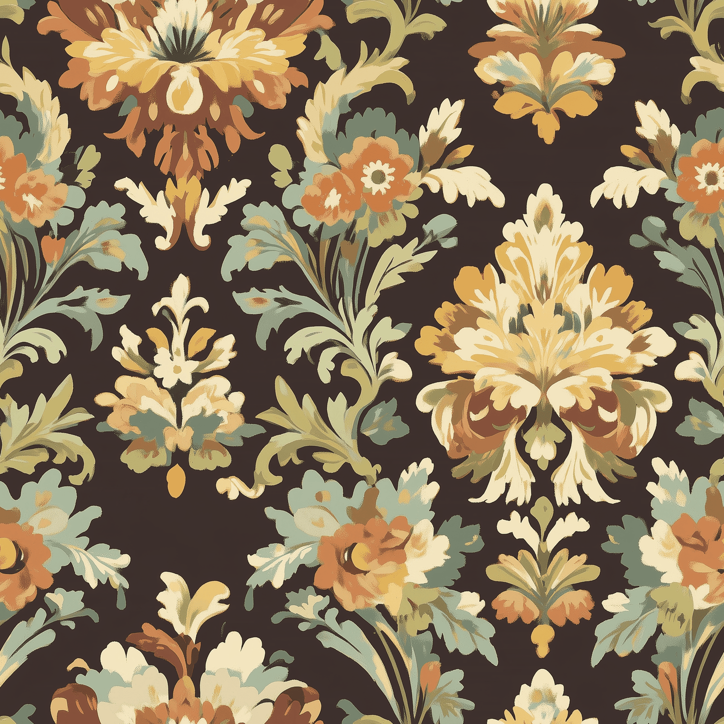 Gilded Sage Wallpaper - Painted Paper