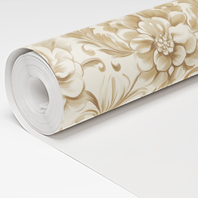 Golden Brocade - Painted Paper