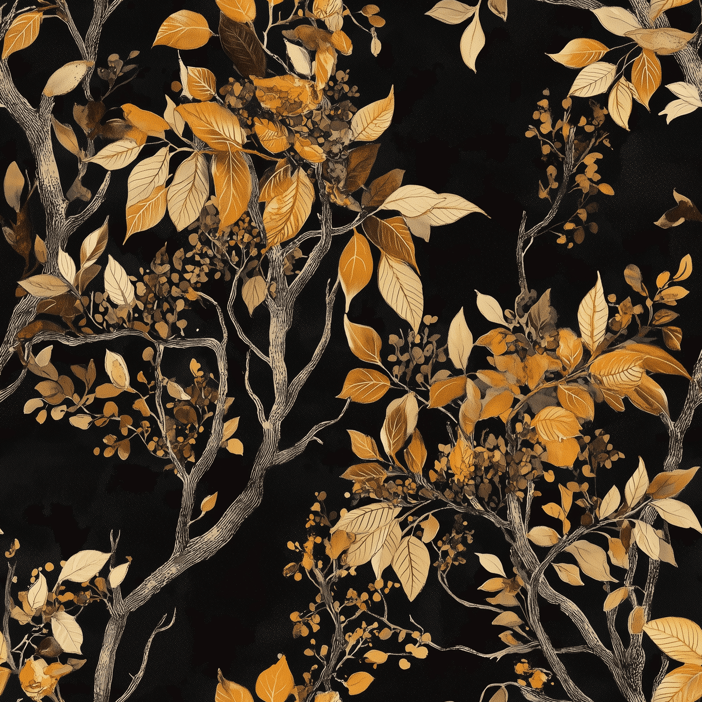 Golden Grove Wallpaper - Painted Paper