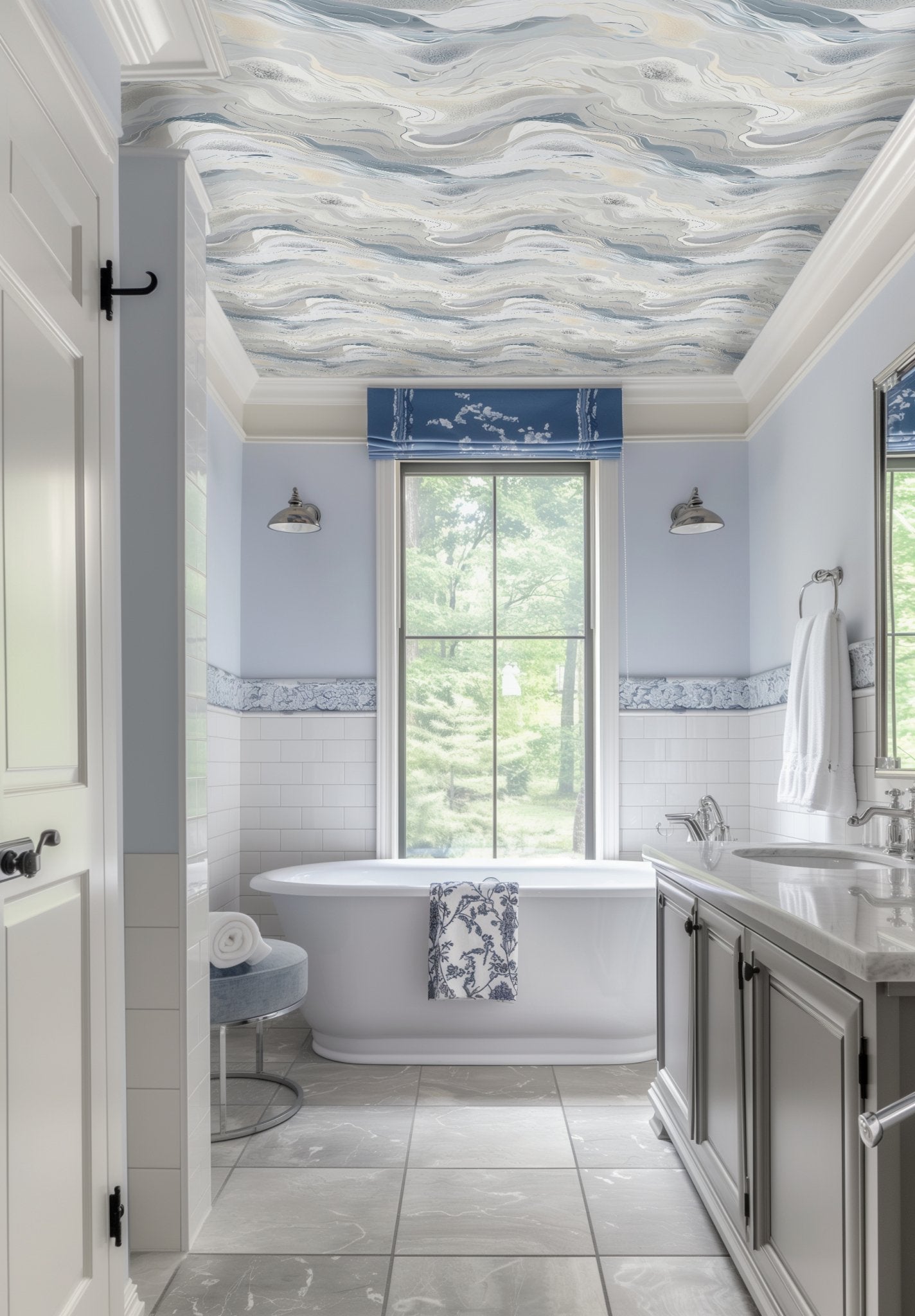 Hartwell Abstract Wallpaper - Painted Paper