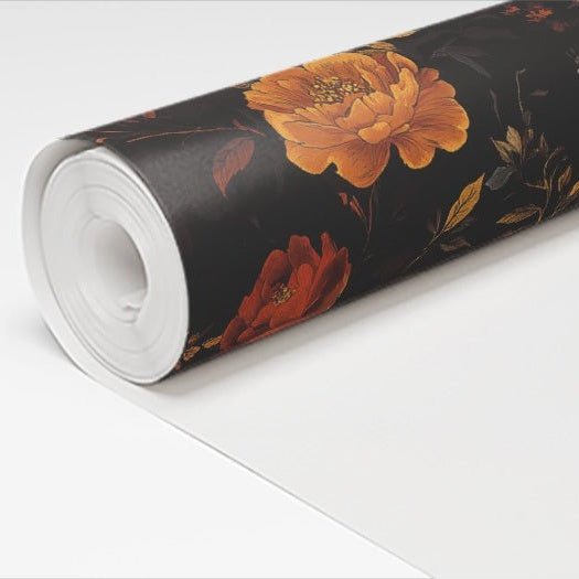 Haunted Floral - Painted Paper