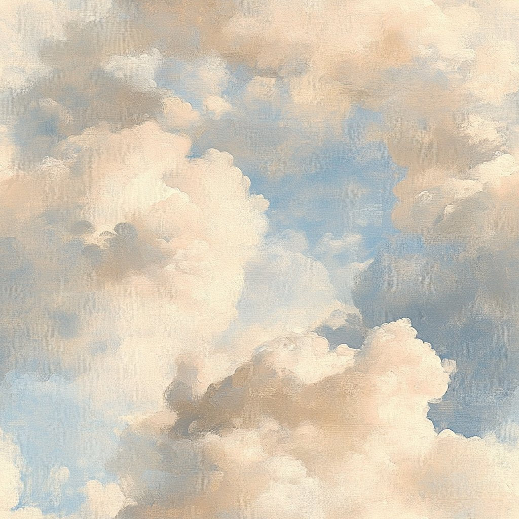 Heavenly Drift - Painted Paper