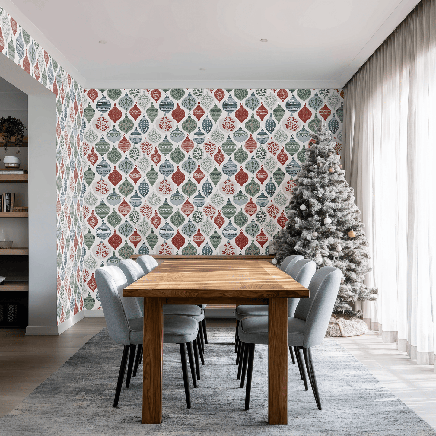Heirloom Ornaments Wallpaper - Painted Paper