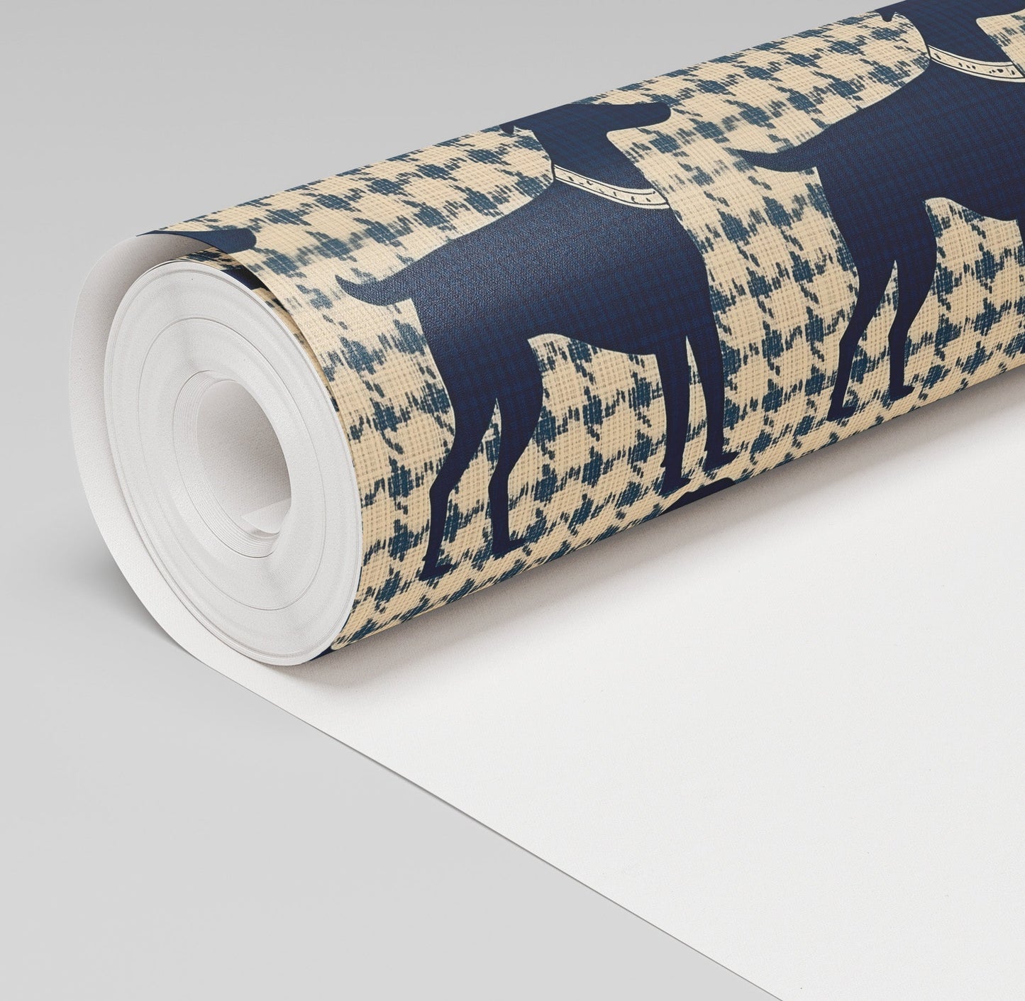 Houndstooth Heritage Wallpaper - Painted Paper