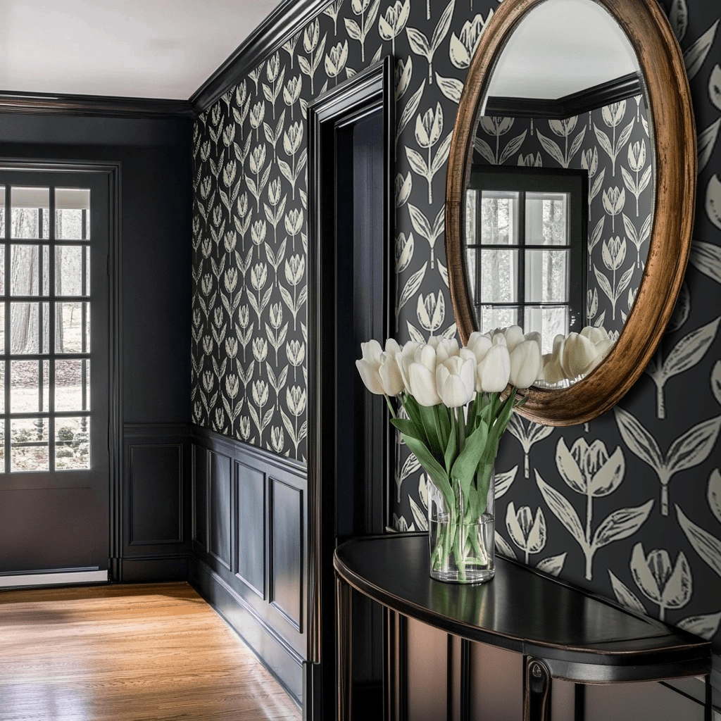 Inez Wallpaper - Painted Paper