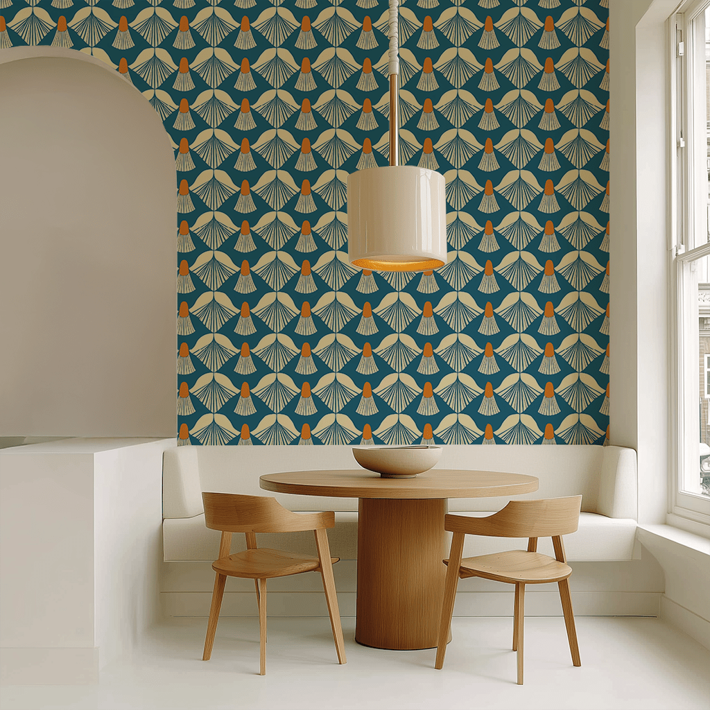 Irene Abstract Wallpaper - Painted Paper