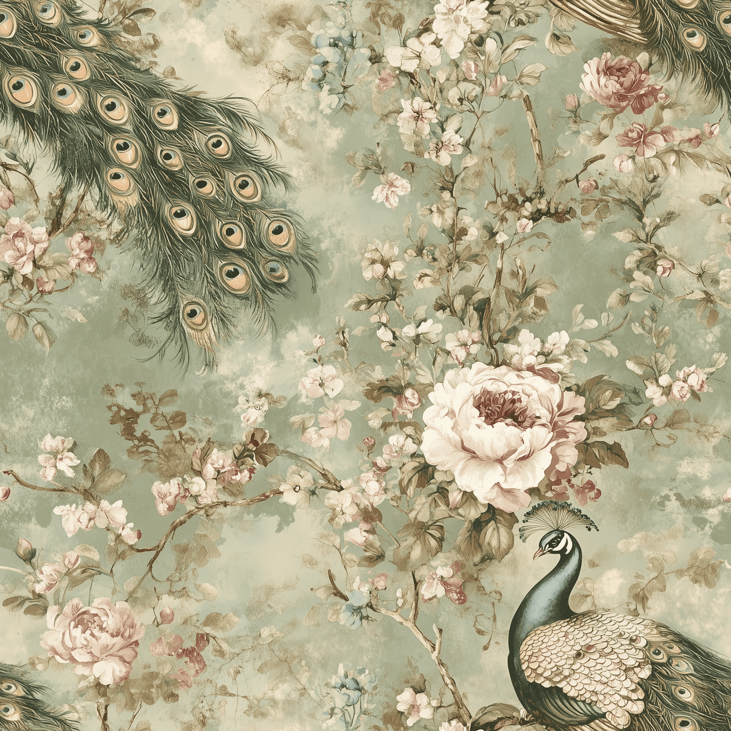 Jacintha Wallpaper - Painted Paper