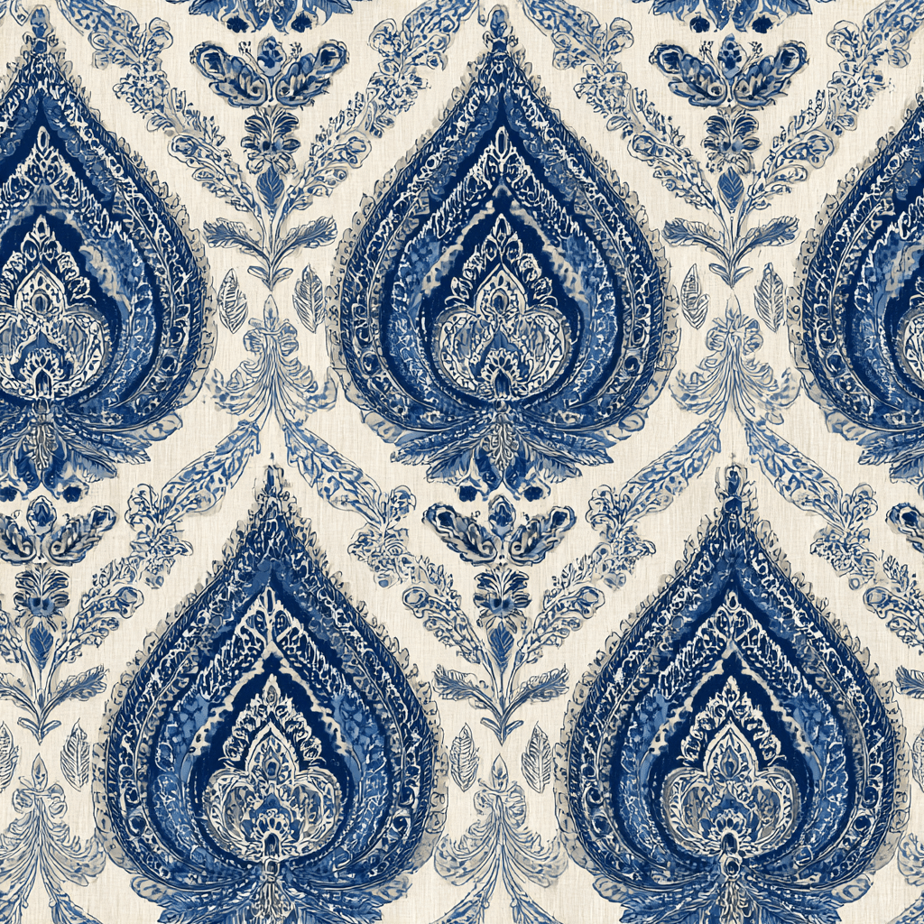 Lapis Vale Wallpaper - Painted Paper