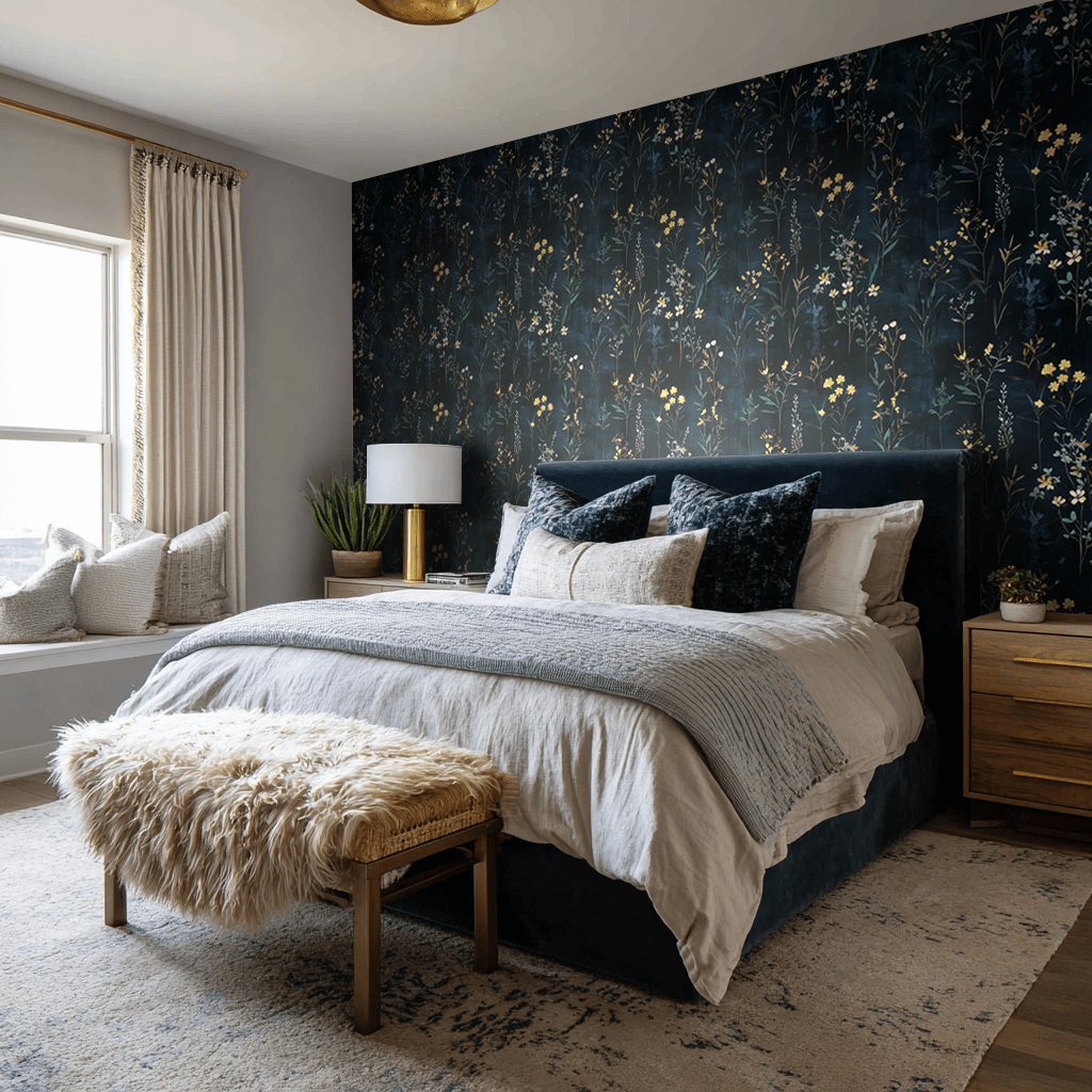 Lillia Wallpaper - Painted Paper
