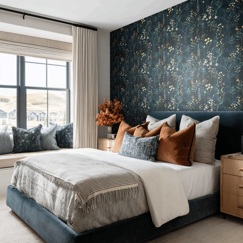 Lillia Wallpaper - Painted Paper