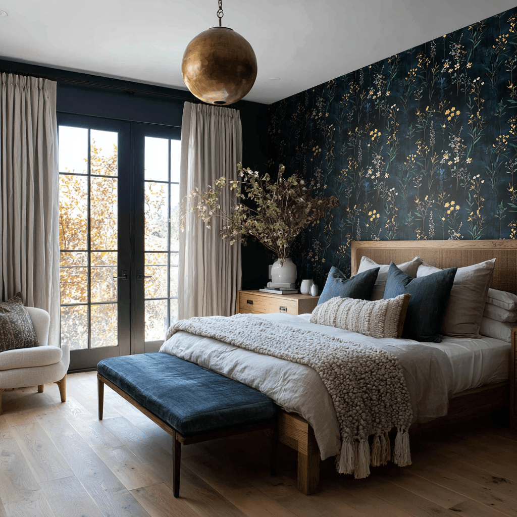 Lillia Wallpaper - Painted Paper