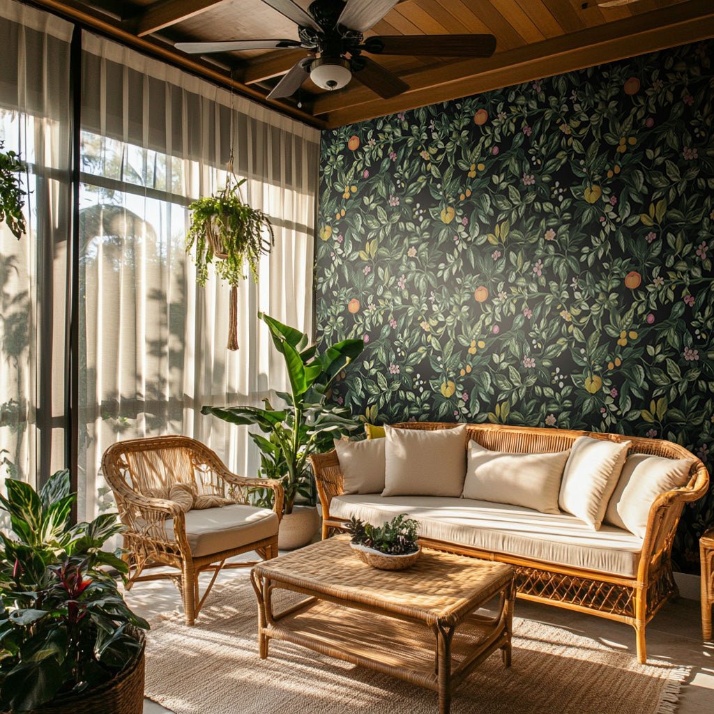 Maria Wallpaper - Painted Paper